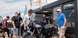 CFMOTO llevó estas motos a Expoagro y muchos se detuvieron a mirarlas.